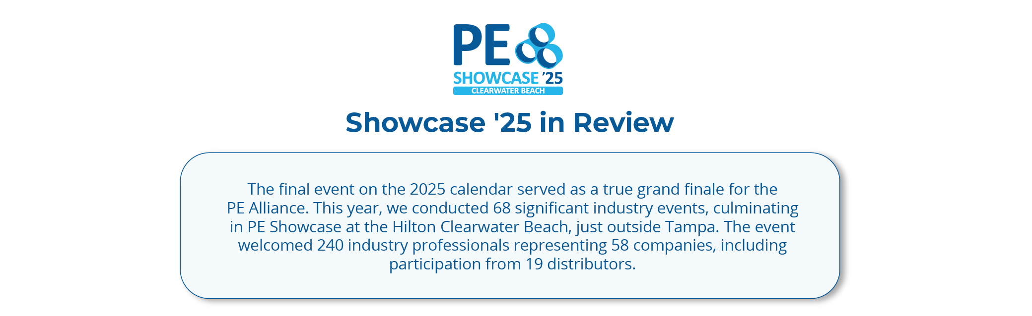 PE Alliance Annual Meeting